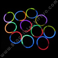 Pulseras Luminosas Bicolor (100 uds)