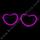 Occhiali Fluo Cuore Singoli