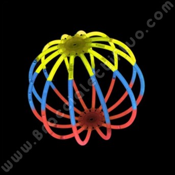 Sfere Fluo Tricolore (8 pz)